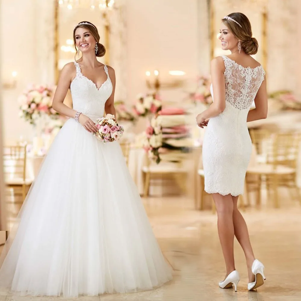 Vestidos de novia с открытыми плечами кружево спина Свадебные платья Линия аппликации свадебные платья для невесты Арабская, Дубай официальная