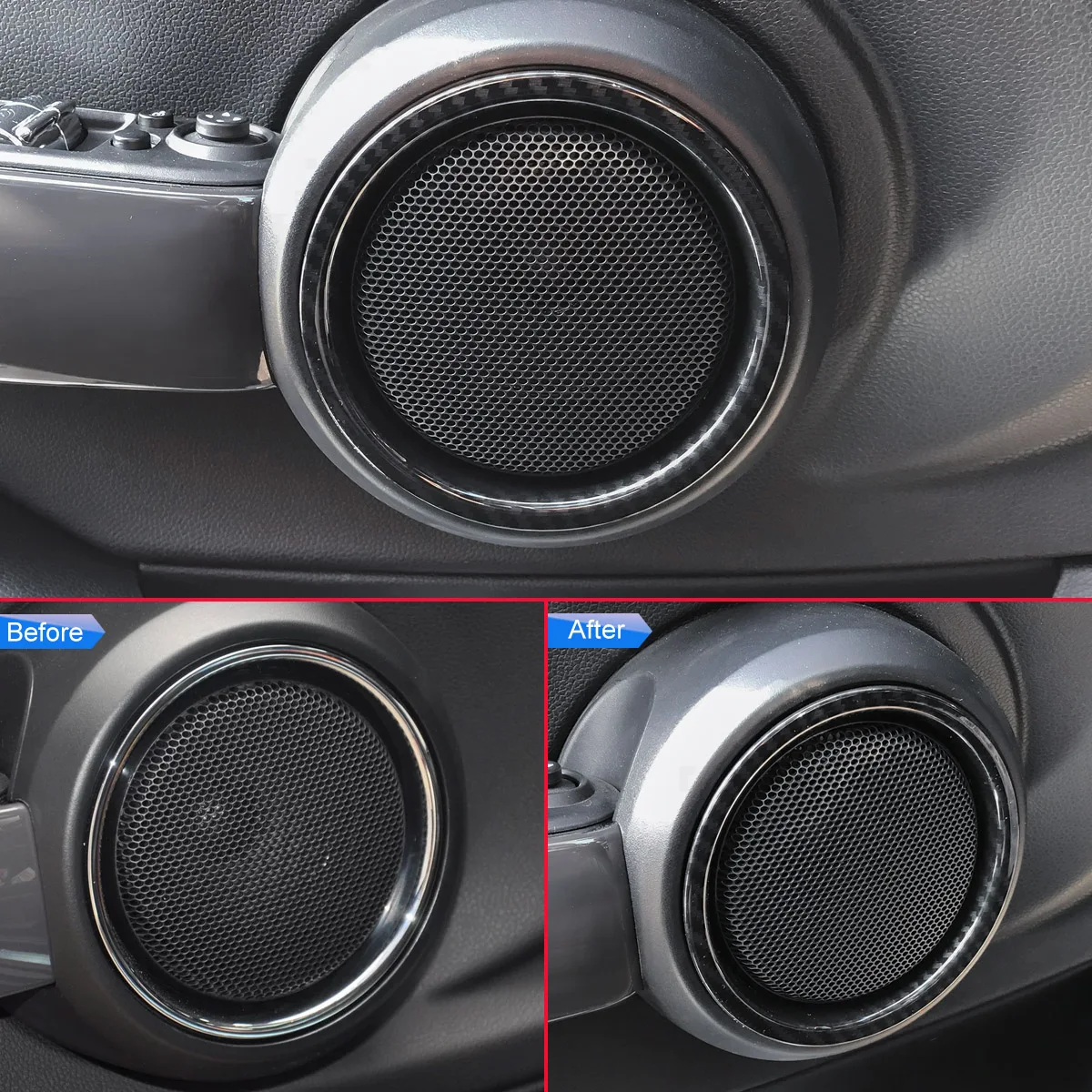 2x Speaker Ring For Mini Cooper F56 F57 