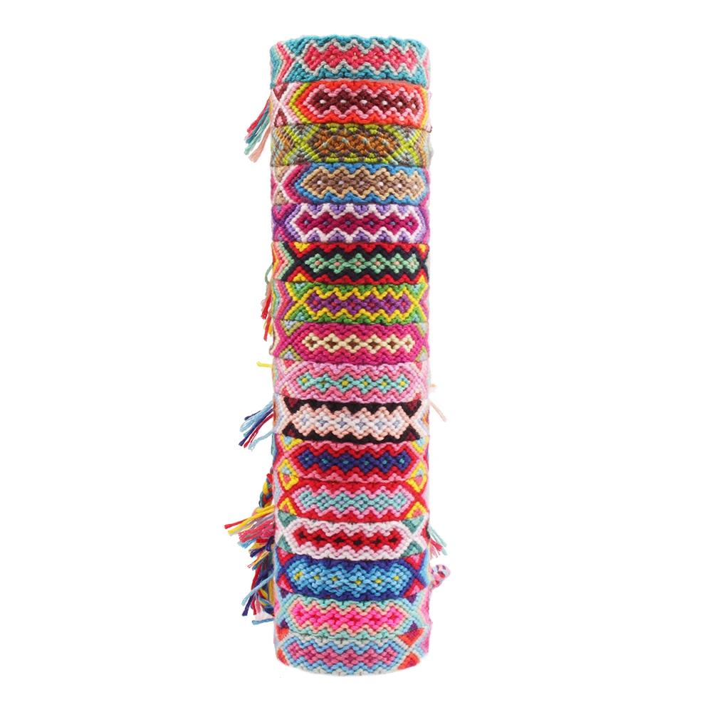 Orange Swirl Greek Waves Aztec Boho Beach Summer Friendship Bracelet