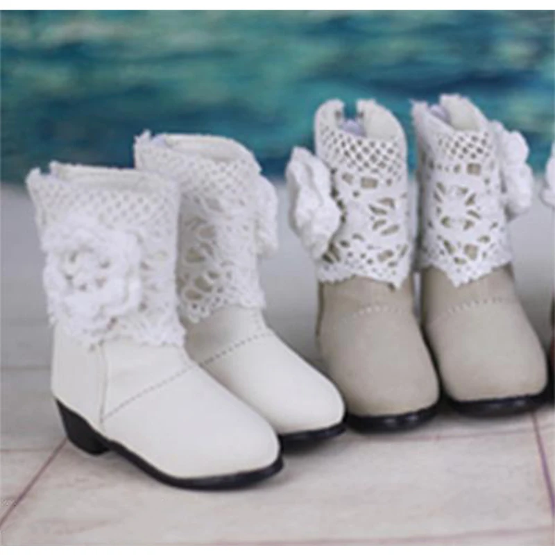 BJD обувь зимние высокие сапоги 1/3 1/4 BJD кукла обувь белый цвет серый цвет туфли кукольные аксессуары