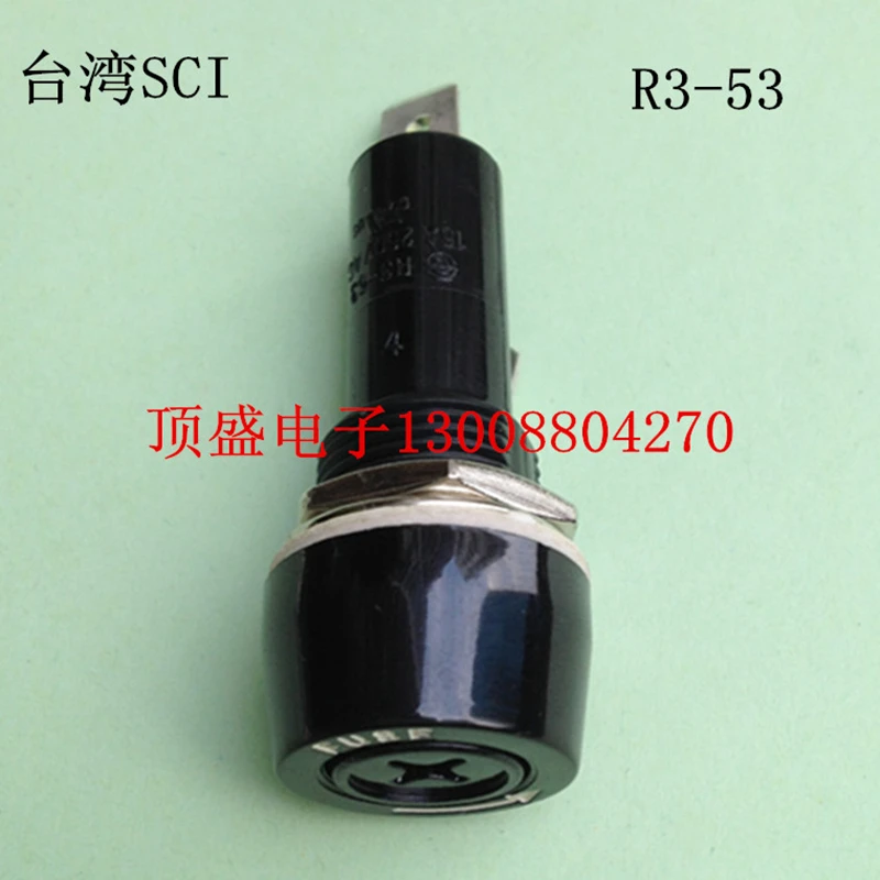 5 шт. R3-53 6*30 держатель предохранителя 250V15A Тайвань импортный научный Новый