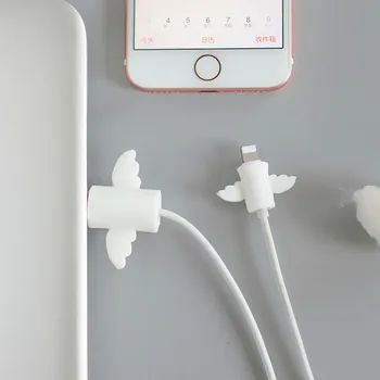 

Cute Angel Wings cool bat Cable Protector Sleeve anti-breaking charging Data line Protector for iPhone original cable winder