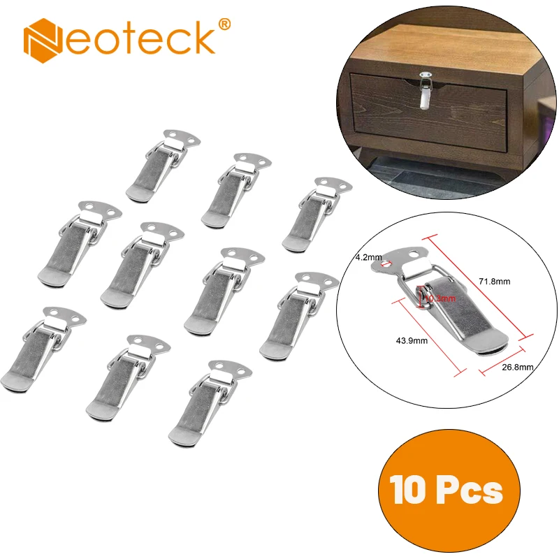 Neoteck 10 шт. высокое качество Натяжная защелка застежка замок запирающая сплав из