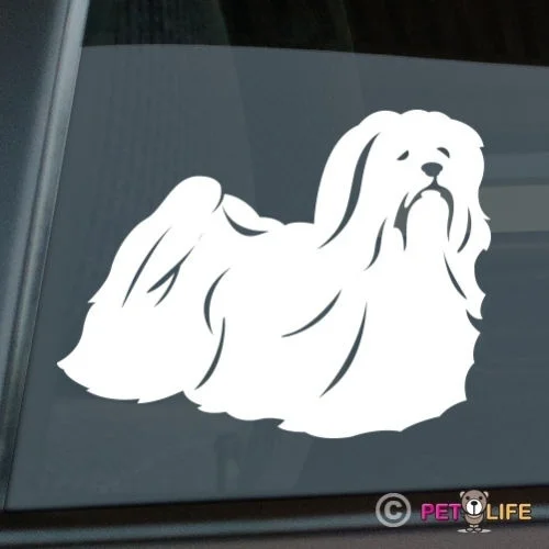 Lhasa Apso стикер Высечки Виниловые Наклейки для окон