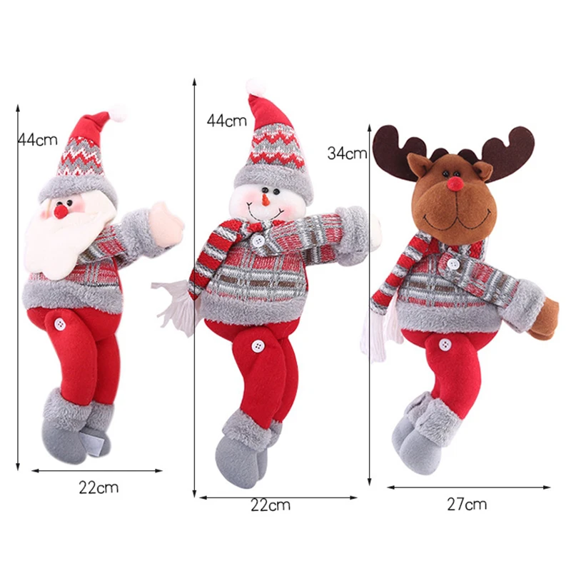 

Christmas New Year Decor Curtain Doll Buckle Cartoon Window Decor Window Screening Clip