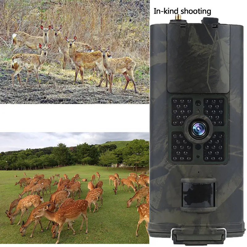 

Trail Camera 16MP 1080p HD Wildlife Surveillance IR Hunting Camera Hunting Camera Portable Multifunctional Cam 20M