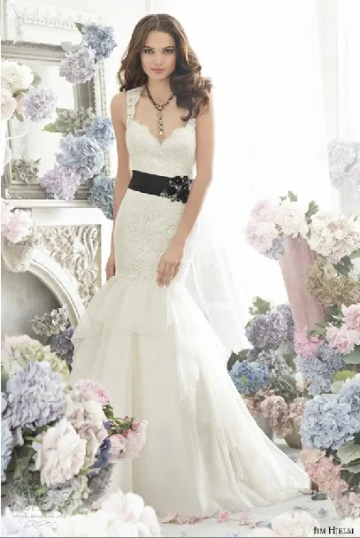 2018 Новое модное длинное платье невесты vestido de noiva черное официальное свадебное
