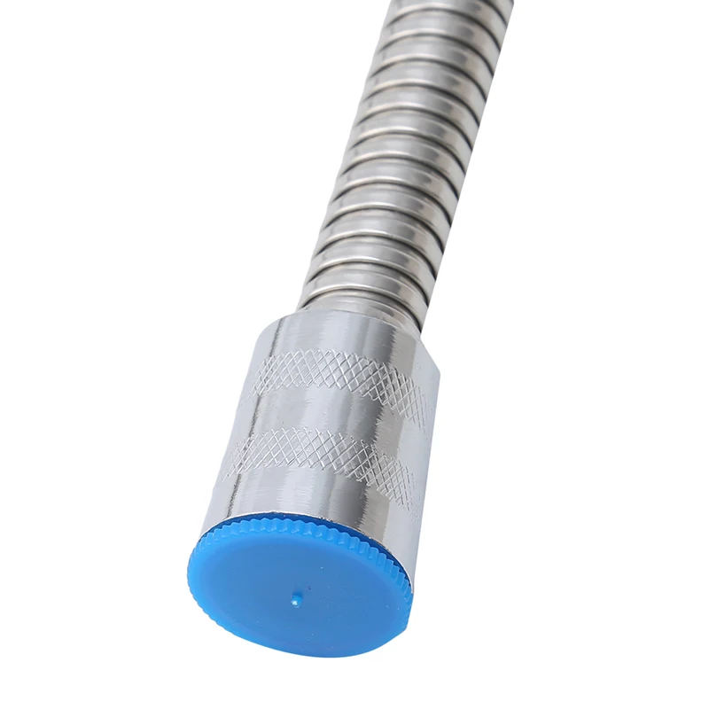 Silver Stainless Steel Bathroom Shower Hose Universal Water Saving Pressurized Drainage Water Connection Hose