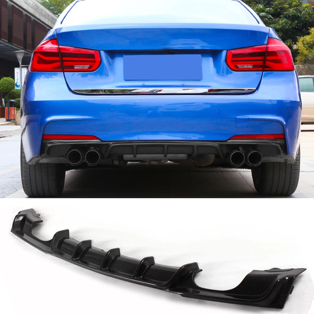 Губа диффузора заднего бампера из углеродного волокна для BMW F30 M Sport 320i 325i 328i 330i 335i