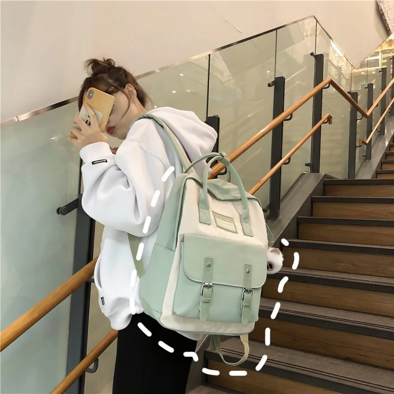 Kawaii Korea Pastel Candy College Backpack - Limited Edition