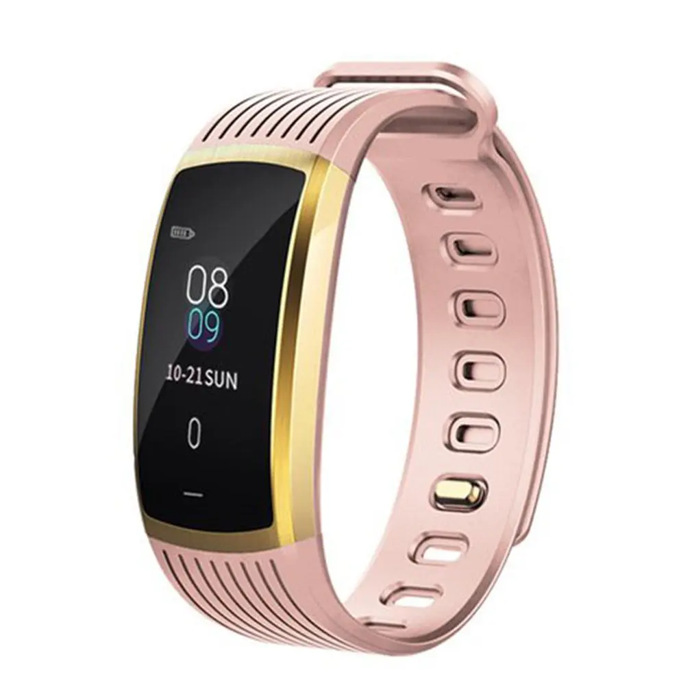 pink gold C26 Смарт Браслет IP67 продолжить Обнаружение Hartslag водонепроницаемый Интеллектуальный Bt носимые спортивные Stappenteller Activiteit трекер - Цвет: pink gold