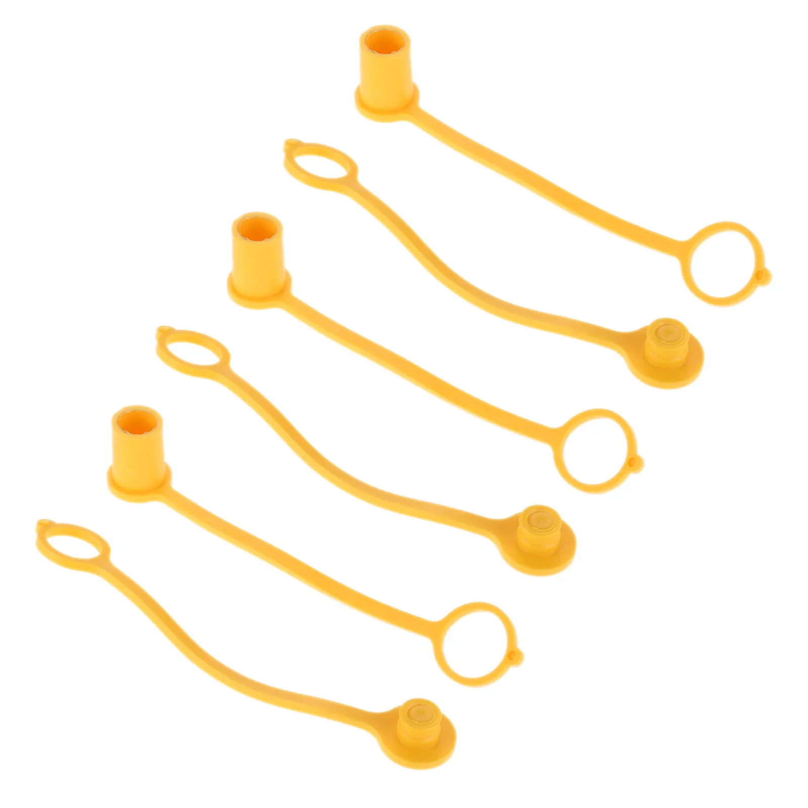 6Pcs 1/4"" Soft Rubber Propane/Natural LP Gas Quick Disconnect Connect Dust Cap Plug for 12mm Diameter Quick Adapter Fireplace
