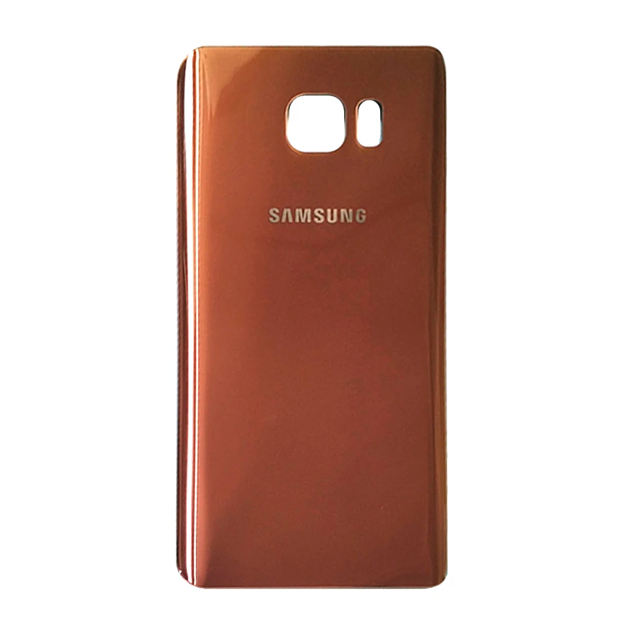 10 шт. чехол на заднюю панель для samsung Galaxy Note5 Note 5 N920 N920F, крышка на батарейку, задняя крышка на шасси, Запасное стекло - Цвет: Pink