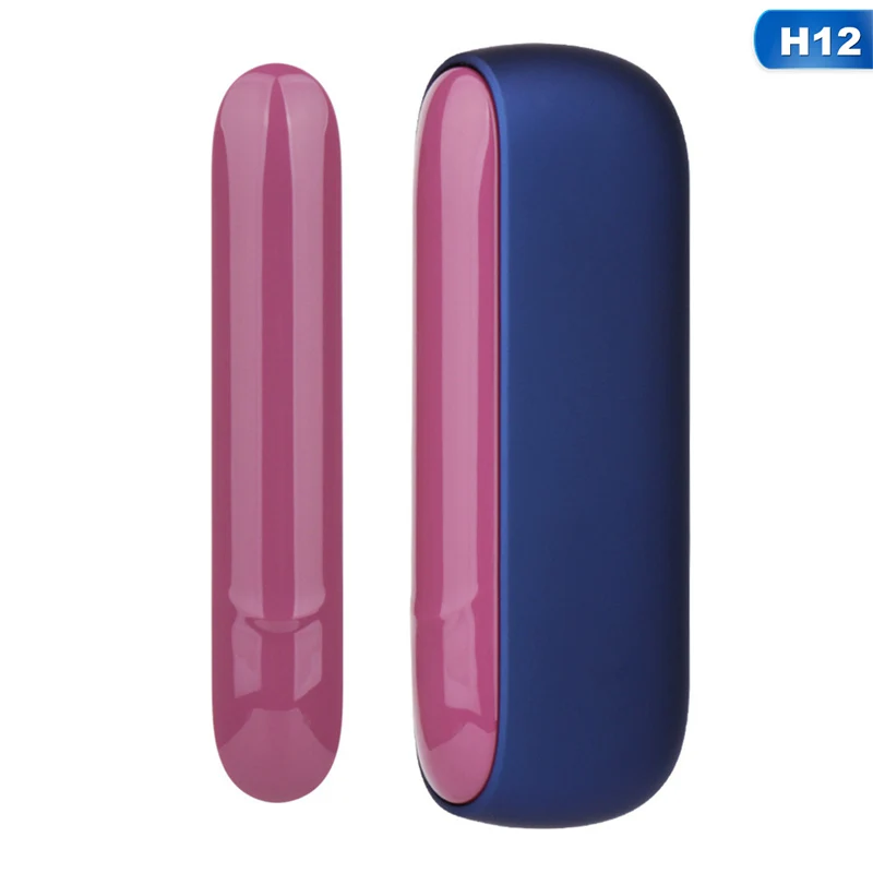 Стиль, черный, красный, синий, фиолетовый, боковая крышка, Магнитная крышка двери, аксессуары для электронной сигареты, сменный Внешний чехол для IQOS 3,0 - Цвет: H12