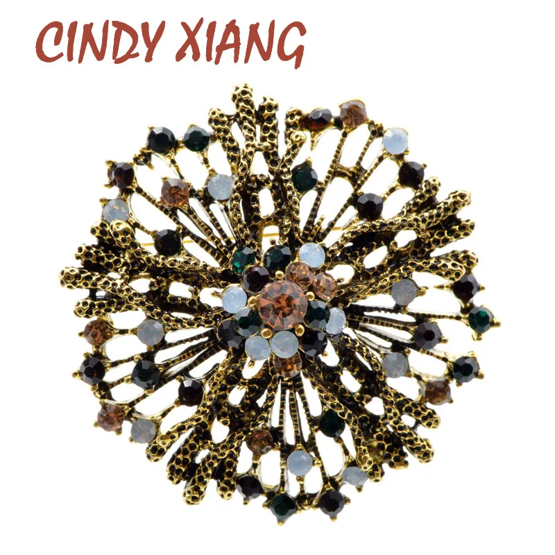 CINDY XIANG Стразы маленькая Автомобильная булавка броши для женщин Креативный