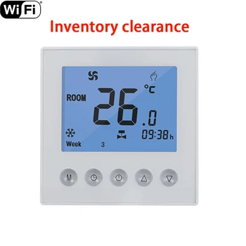 

Smart Temperature Control Wifi Thermostat For Water/Electric Floor Heating LCD Timer Weekly Remote Control Via Mobile Phone