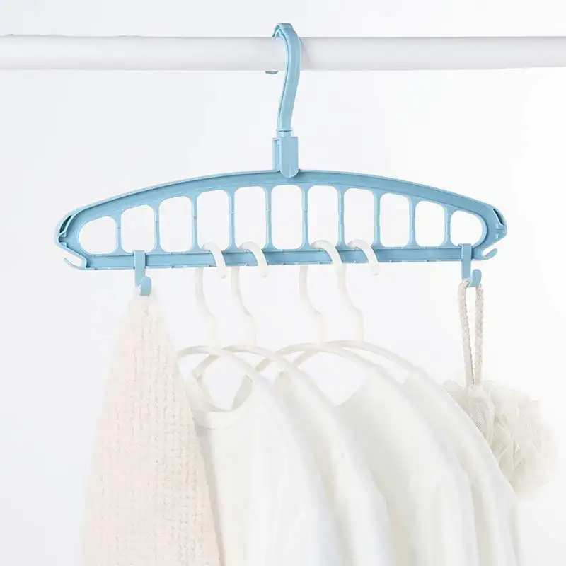

Multi-port Support Hanger Rotating Clothes Drying Rack Home Storage Hangers Travel Folding Hanges Clothes Storage Organiz