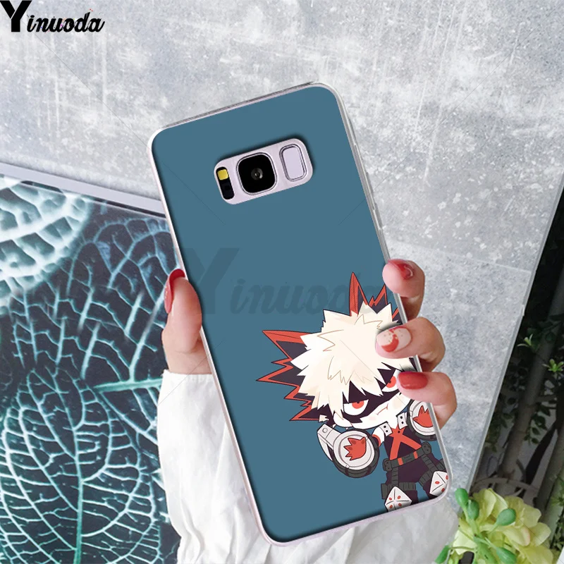 A3 Yinuoda аниме Мой Герой Academy deku и bakugou чехол для телефона samsung S9 S9 plus S10 S6 S6edge S10plus S7 S7edge S8 S8plus - Color: A3