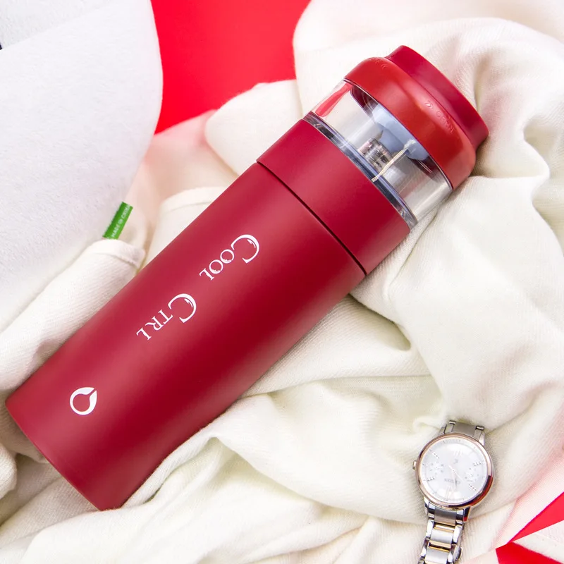 

High-grade Tea Bottle 316 Stainless Steel Vacuum Flask Tea Separation Tea New Insulation Cup Flower Teacup Filtration Thermos