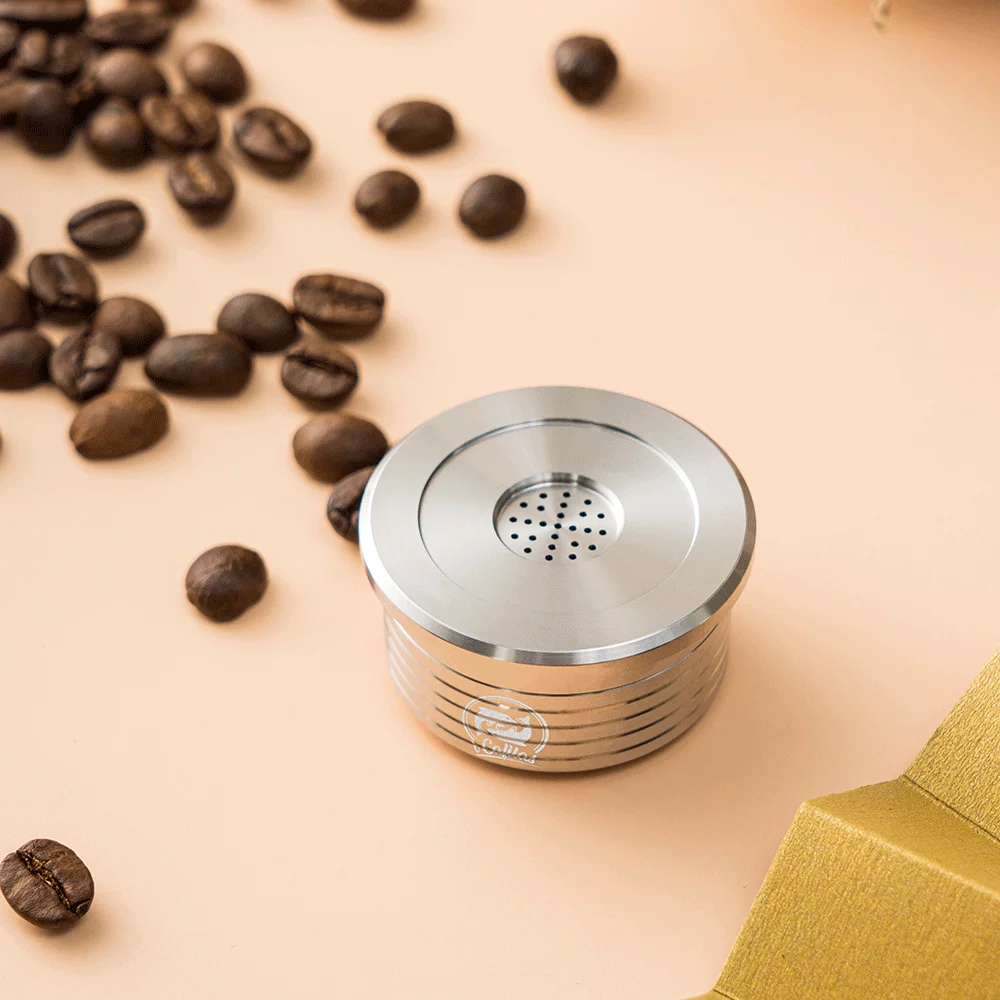 Stainless Steel Metal Coffee Capsule Pod Compatible for Lavazza