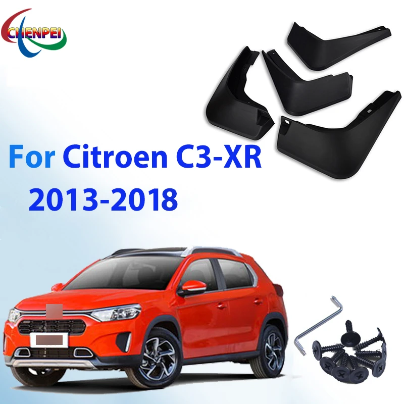 Para Citroen C3 2013 2018 guardabarros delantero y trasero guardia Splash coche accesorios de decoración - AliExpress