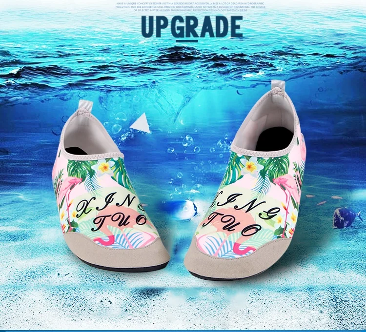 Aqua shoes водонепроницаемая обувь для йоги, быстросохнущие, Нескользящие, износостойкие, дышащие, уличные, речные, морские, противоскользящие
