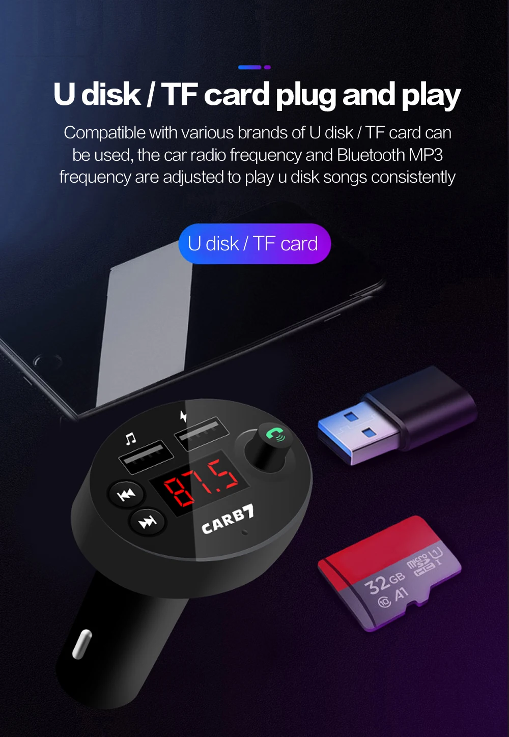 DEKEJI автомобильный fm-модулятор USB зарядное устройство Handsfree беспроводной Bluetooth fm-передатчик lcd автомобильный mp3-плеер