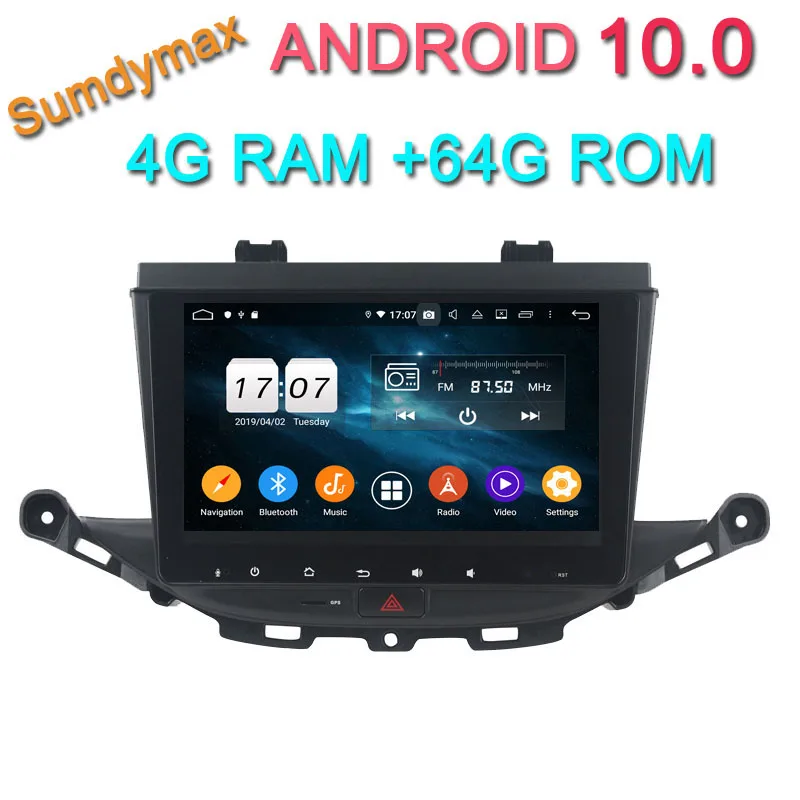 9inch one din car dvd player for opel ASTRA K 2016 2017 with android 10 system octa core 4G RAM 64G ROM GPS navigation audio | Автомобили
