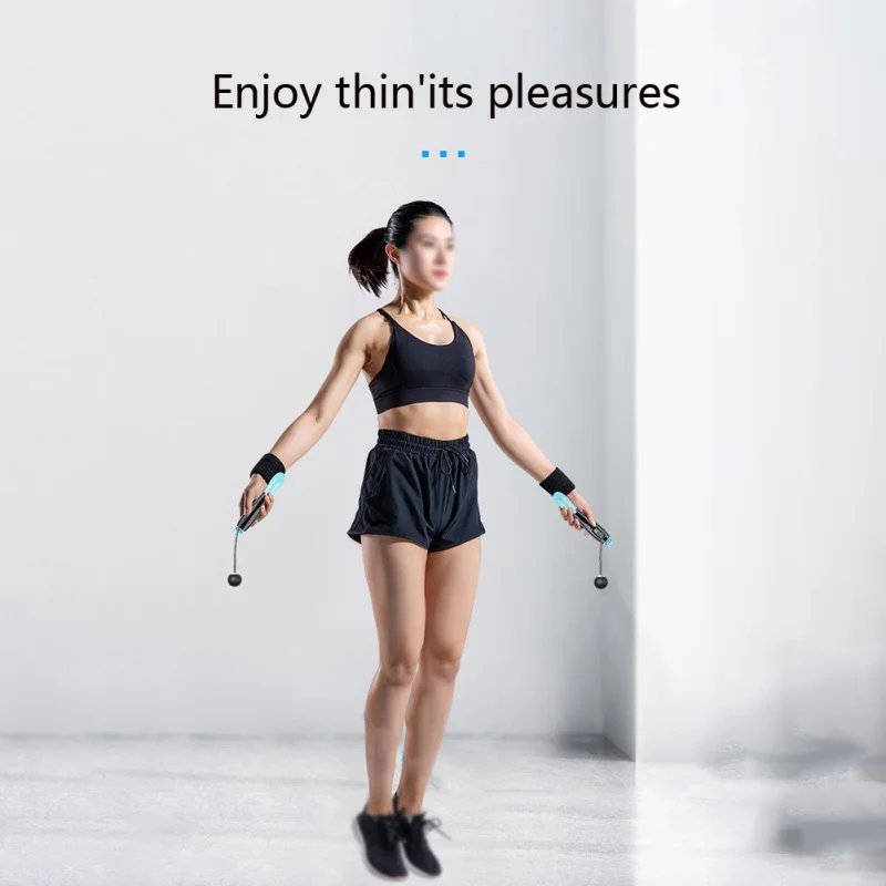 Description Picture 5 of item1PC Wired Wireless Jumping Rope Digital Calorie Counter Sport Fitness Exercise Rope Body Building Crossfit Cordless Skip Ropes
