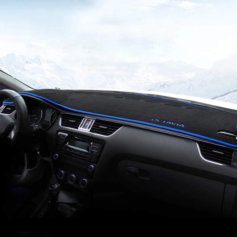 Для Skoda Octavia Mk3 A7 5E 2015 2019 приборной панели автомобиля крышка коврик козырек от