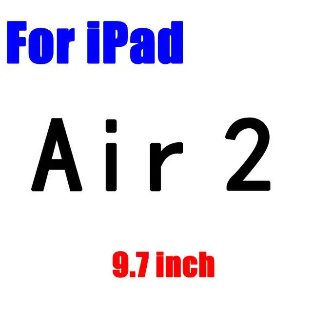 Защитная пленка для экрана для Apple ipad 2 3 4 ipad 2 ipad 3 ipad 4 9," для ipad 5 6, закаленное стекло для ipad mini 4, Защитная пленка для планшета - Цвет: ForiPad Air2