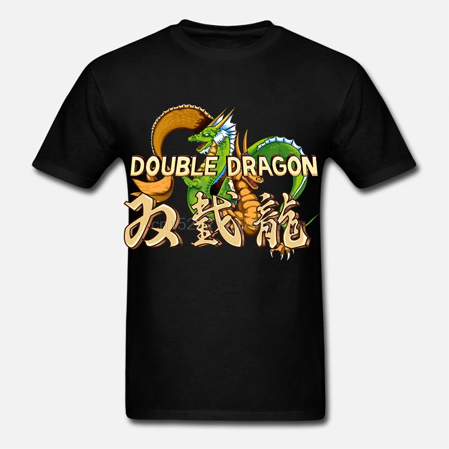 Retro Game Double Dragon Logo T Shirt Cool Streetwear O Neck Camiseta Plus Size Aliexpress Retro Game Double Dragon Logo T Shirt Cool Streetwear O Neck Camiseta Plus Size Aliexpress