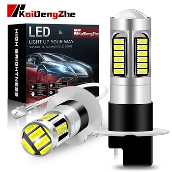 

2Pcs Car LED H3 4014 Chips 30 SMD High Power LED Fog Lights With Lens Multiple Color 12V Car Accessories [ 1 Year Warrenty ]