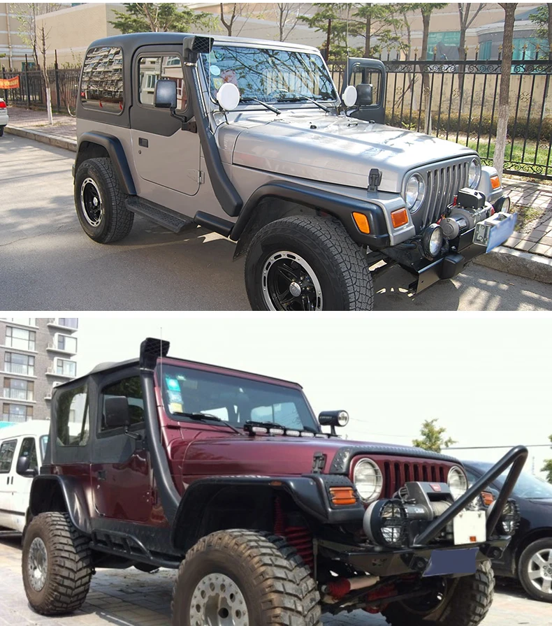 Для Jeep Wrangler TJ звукосниматель модификация болотный шланг болотная Высокая впускная труба Вранглер TJ воздушные заборы части