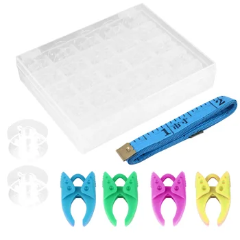 

1 Set Sewing Machine Spool Transparent Bobbin Box Sewing Machine Accessories