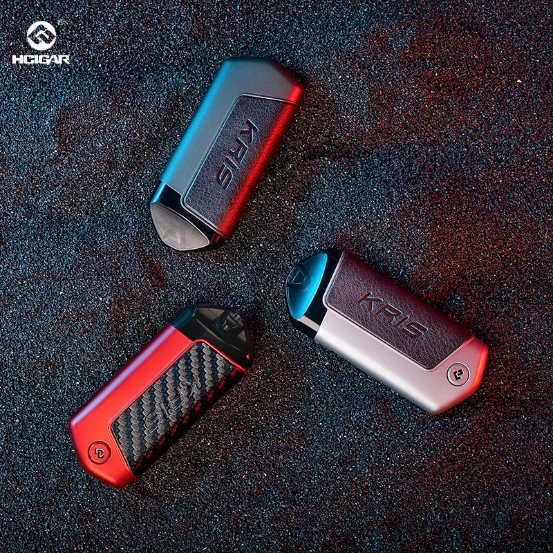 Комплект Hcigar KRIS Pod vape, аккумулятор 650 мАч, с 2 мл картриджем, бак для заполнения, электронная сигарета, испаритель