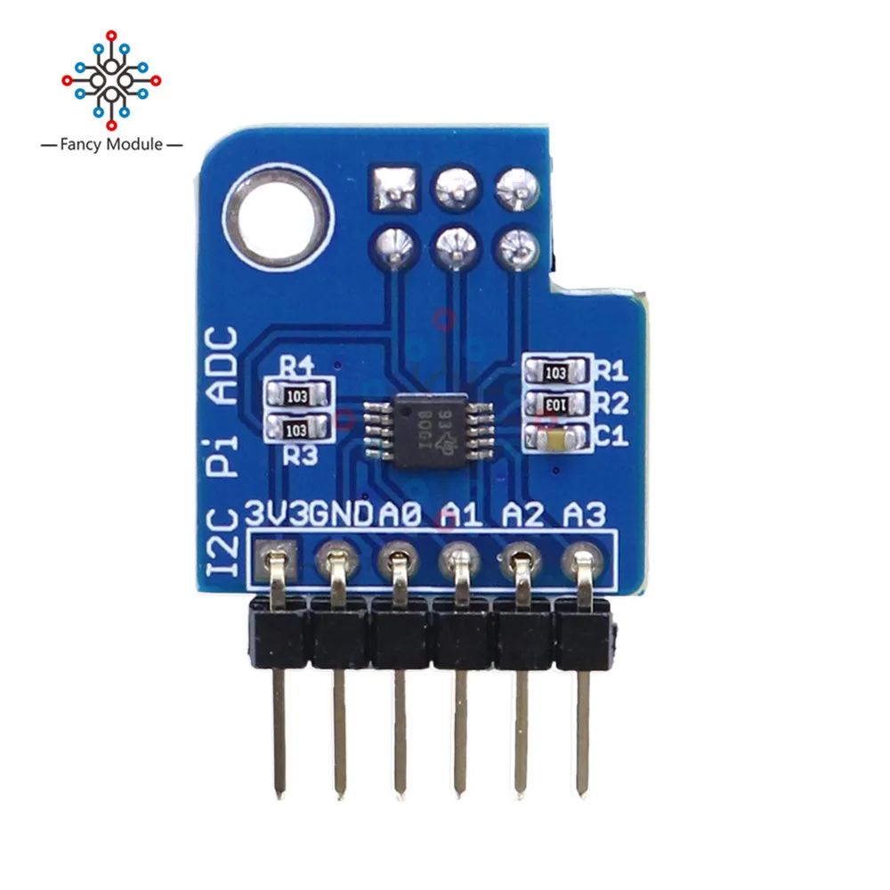 Diymore ADS1115 IEC серийный Pi ADC IIC Серийный модуль программируемая плата для Raspberry Pi 1, Pi 2, Pi 3, Pi Zero, A+, B