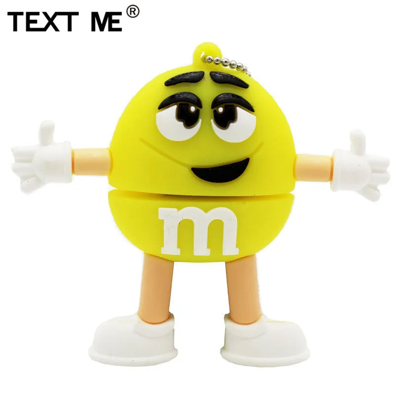 Usb флеш накопитель текстовый ME 64 Гб мультфильм M bean usb 2 0 4 ГБ 8 16 32 флешка подарок