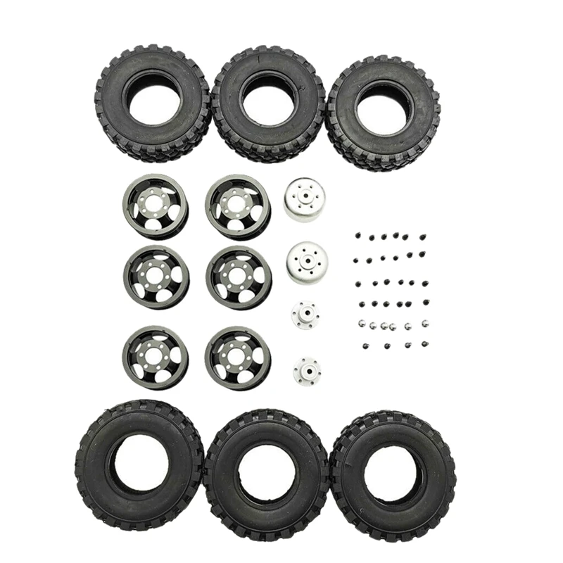 

DIY Double Tire Metal Wheel KIT for Wpl B14 B24 Q62 Q63 1/16 Truck 4WD Rc Car Parts