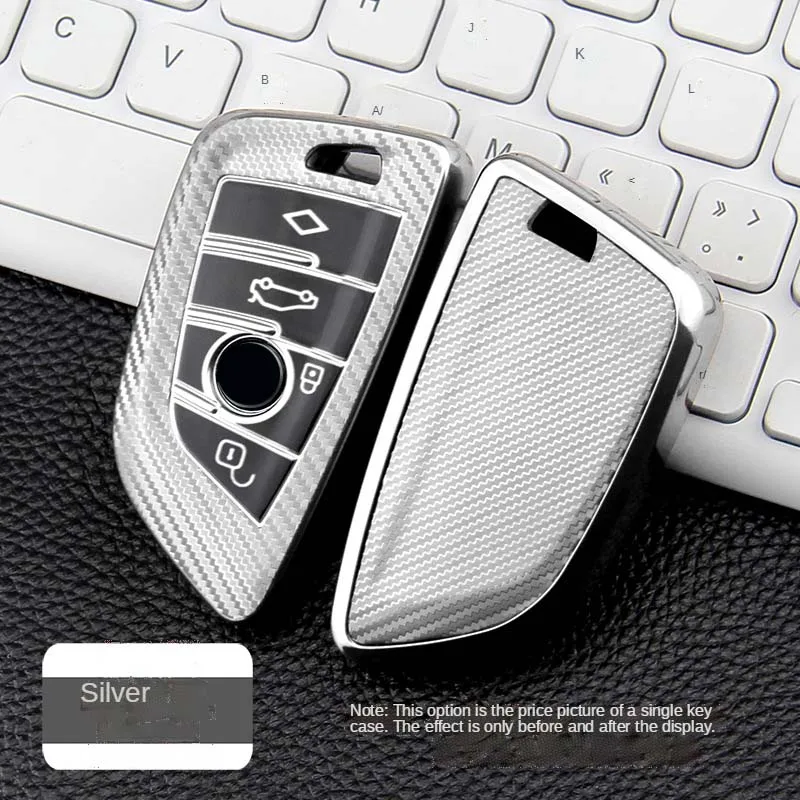 Cover chiate/telecomando per BMW E60 E90 G20 G30 E46 X3 X5 X6 F15 F16 F45 F46 7 serie G11 F48 E39 accessori - H8fa701c56df64a1eba7e89f6299282b09