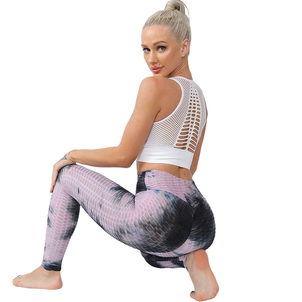 Women's Leggings High Waist TIK tok Tummy Control Butt Lift Workout Sport Tights Yoga Pants For Fitness