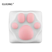 Симпатичные Panda/Cat пальмовые металлические клавиши на клавиатуру для механической клавиатуры мягкие ощущения алюминиевого сплава колпачки выключатель MX 1 шт. индивидуальность