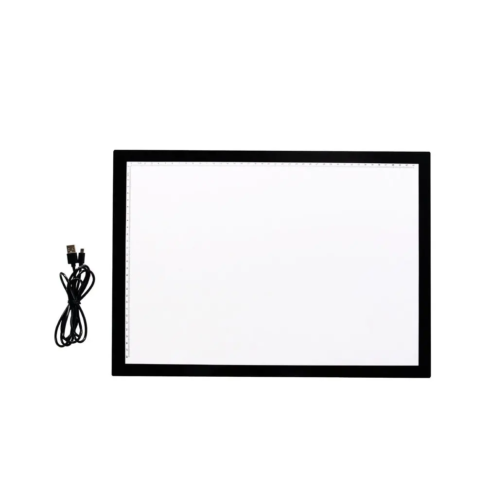 A4 Ultra-mince LED Peinture Tracing Board Copie Pad Panneau Dessin Tablette Croquis Conseils Art Artcraft PochoirBlanc A3 # 7 