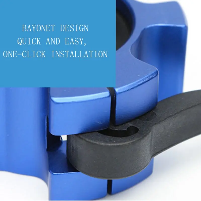 Aluminium Barbell Collars Locking Spinlock Weight Clamp Dumbbell Bar Quick Parts suit for fitness