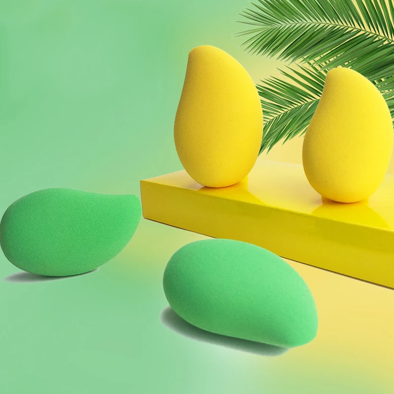 

1pcs Mango shape Makeup Sponge Puff Multi-color Puff Face Foundation Powder Cream Sponges Cosmetic Tools