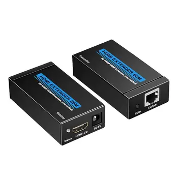 

HDMI To RJ45 Single Network Cable Signal Extender Ethernet Lan Transmitter