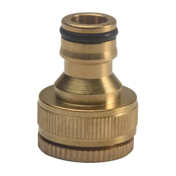 

3/4" To 1/2" Inch Brass Garden Faucet Hose Tap Water Connector Adaptor Fitting