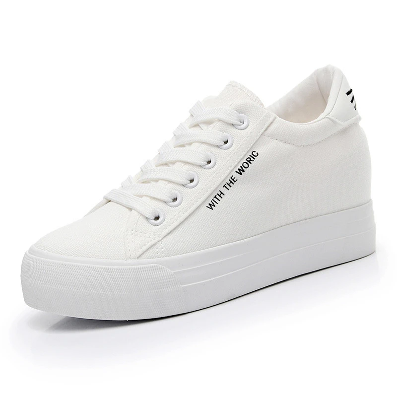 Elevator Canvas Shoes Woman White 