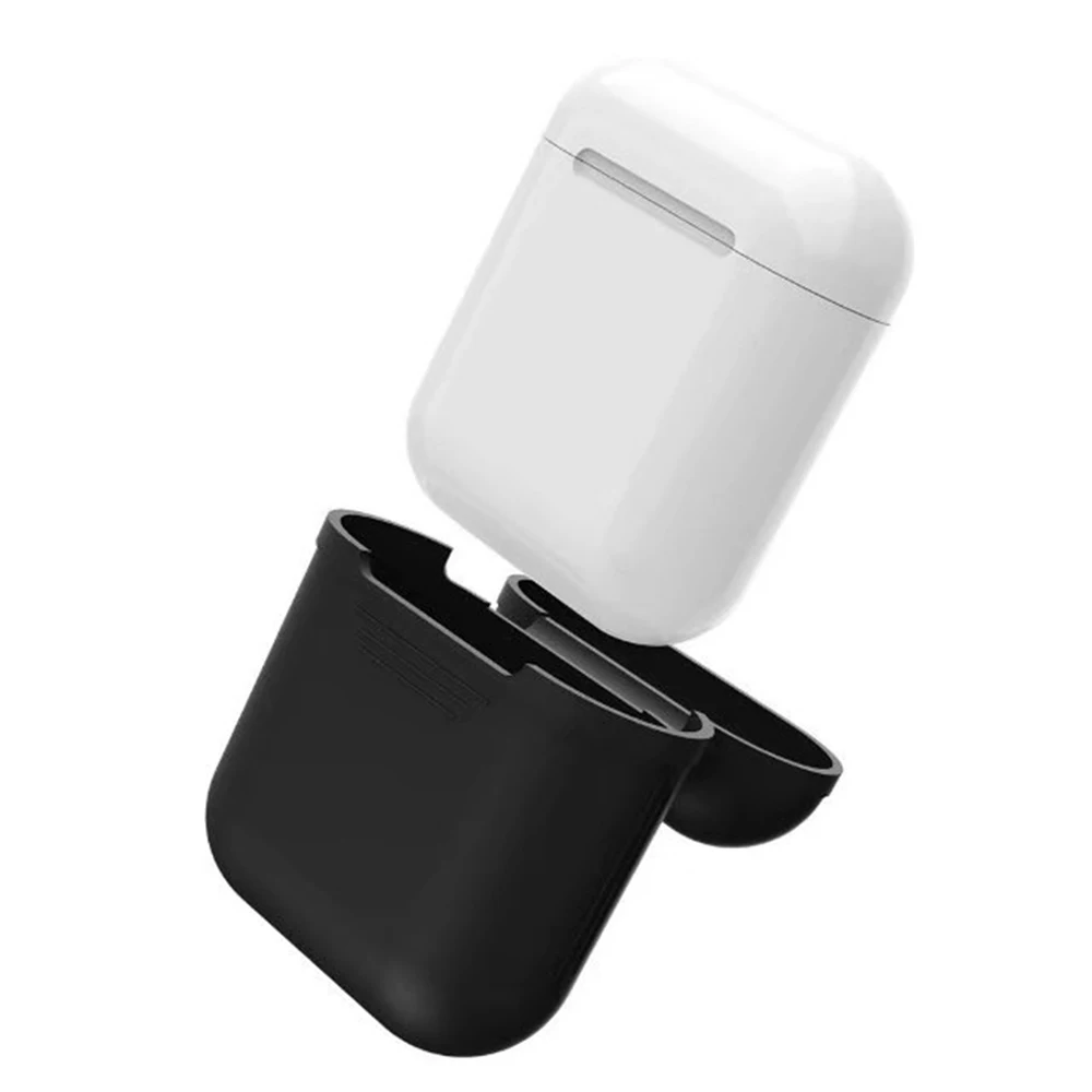 Креативный силиконовый чехол Apple Airpods защита от потери коробка для хранения