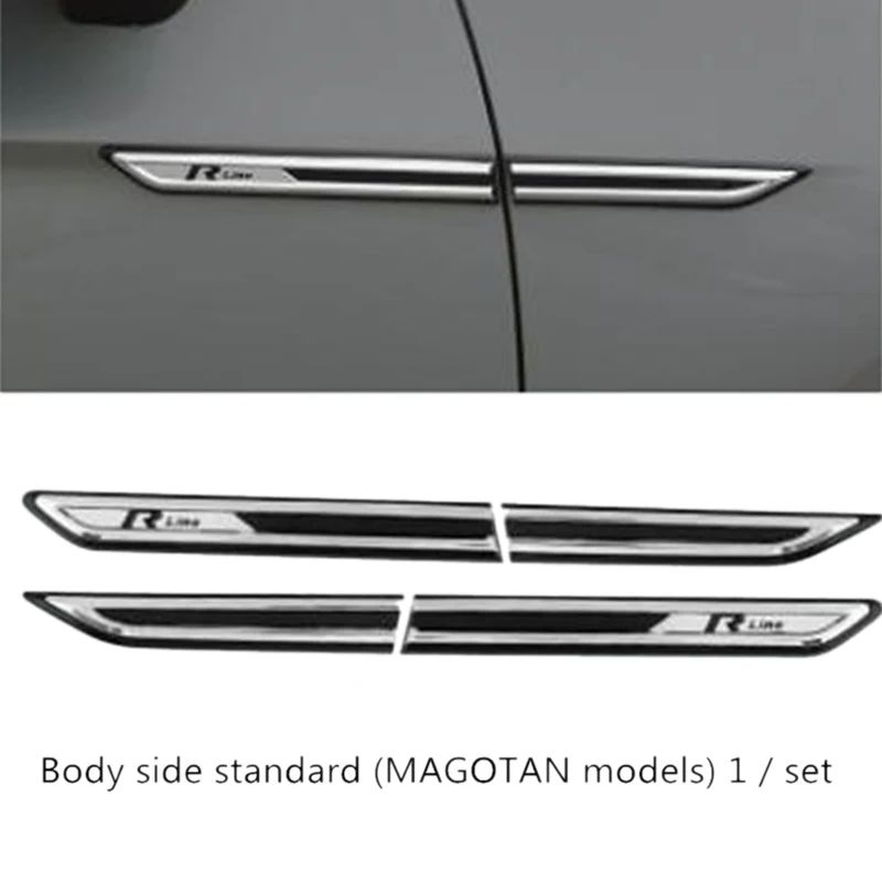 Для Passat B8 хромированное автомобильное боковое крыло, декоративная наклейка, автомобильное крыло, отделка, аксессуары